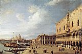 Canaletto Wall Art - View of the Ducal Palace
